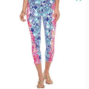 Lilly Pulitzer Luxletic 21" leggings in print Kaleidoscope Jungle size Large